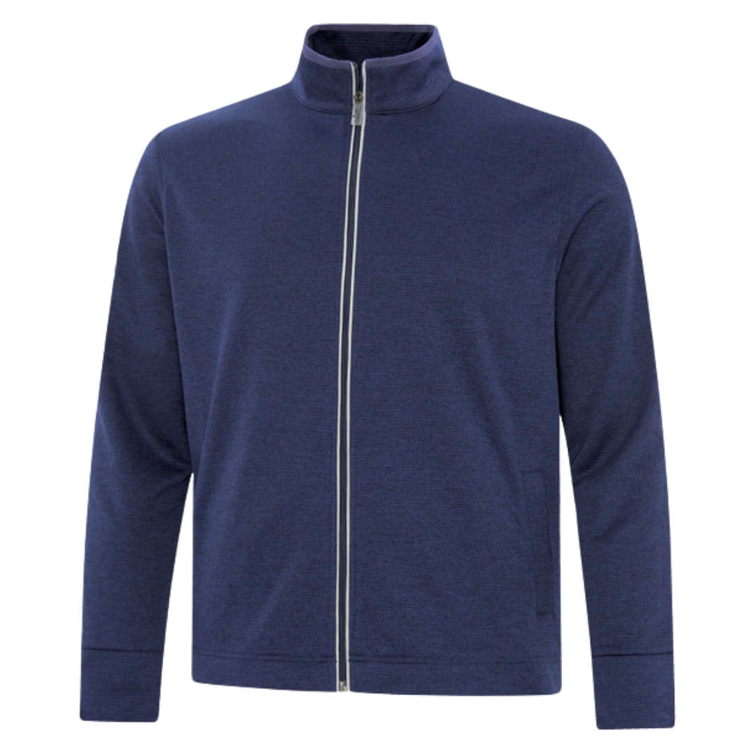 CALLAWAY WAFFLE FLEECE FULL ZIP JACKET.