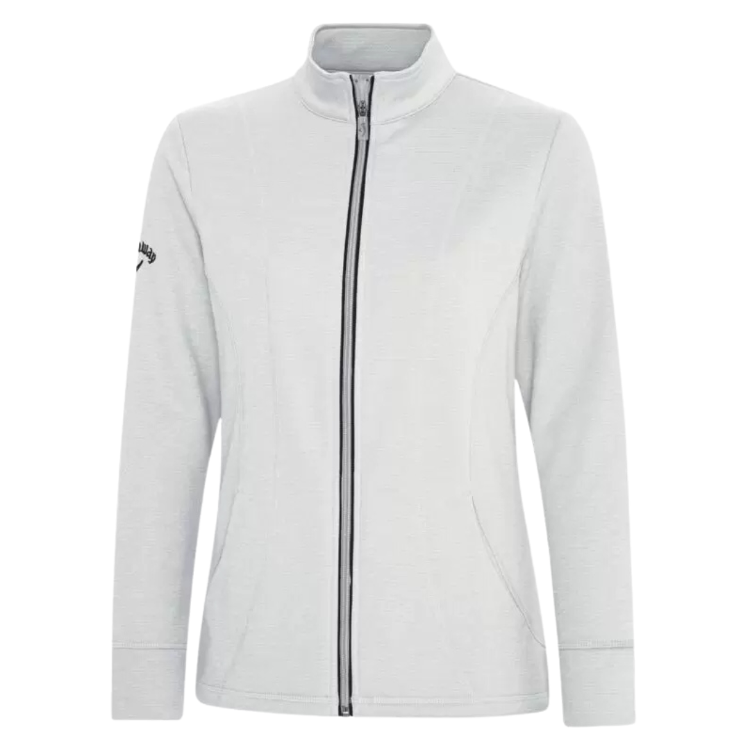 CALLAWAY WAFFLE FLEECE FULL ZIP LADIES' JACKET.